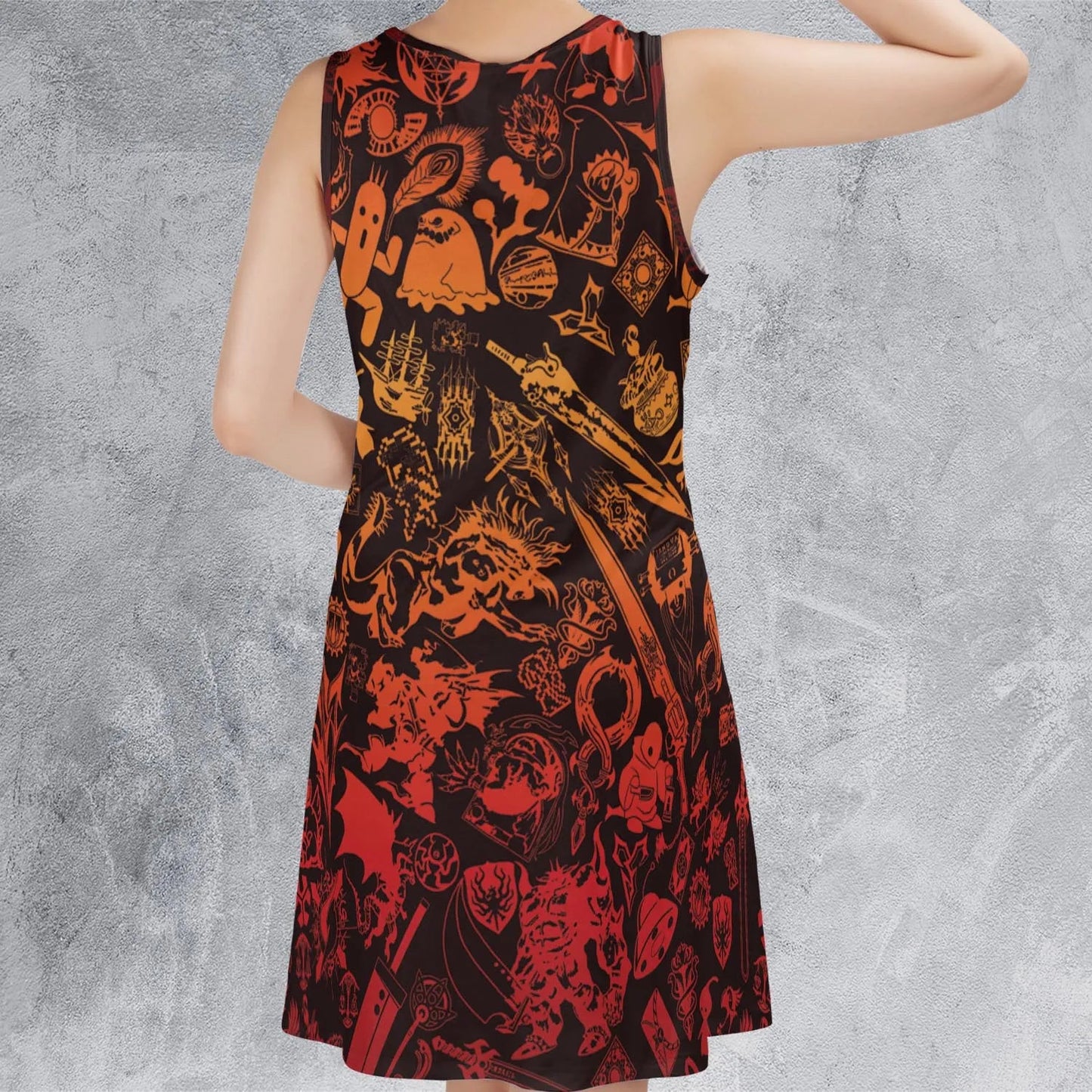 Casual Sleeveless Dress - SPM2FZ79
