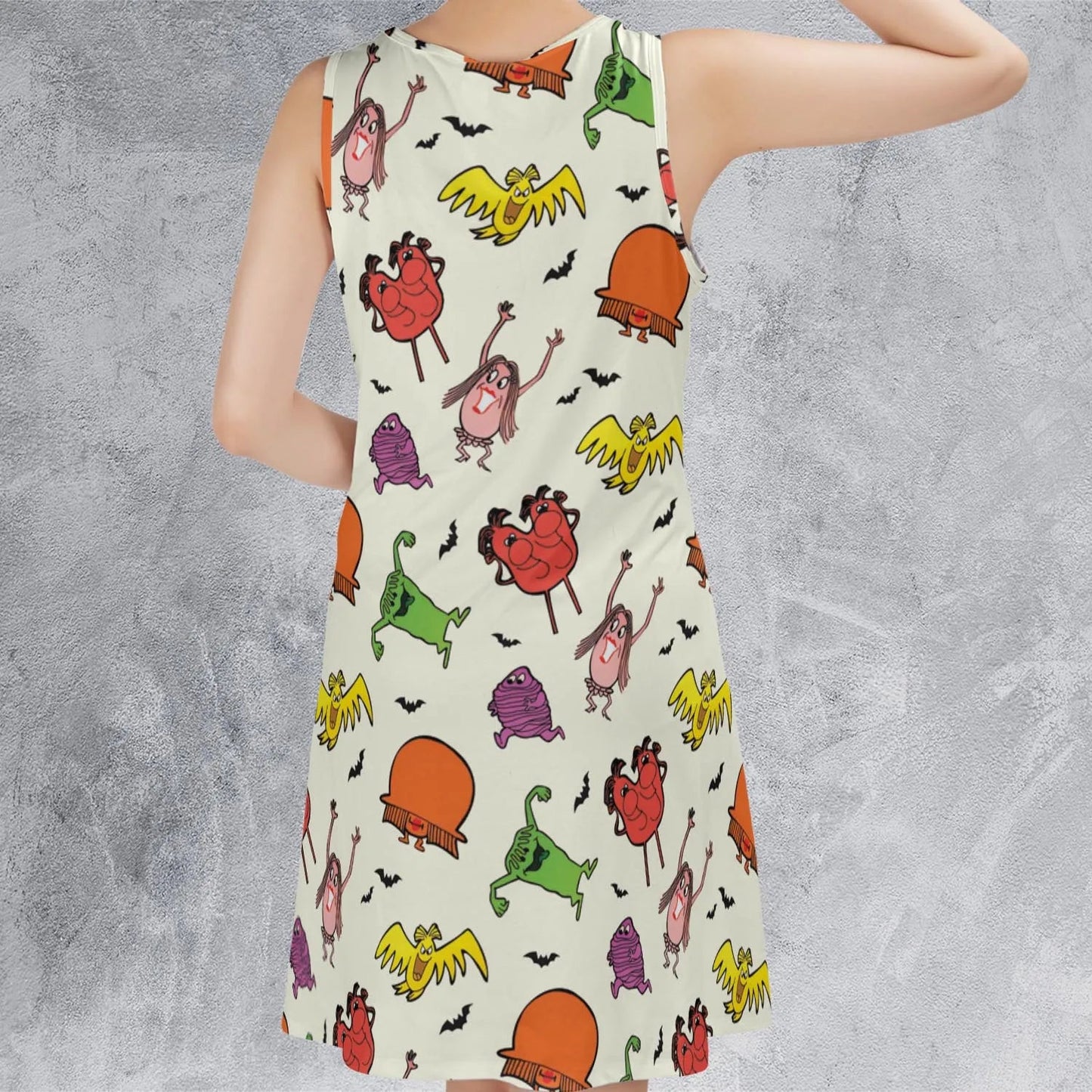 Casual Sleeveless Dress - ATCFA9YE