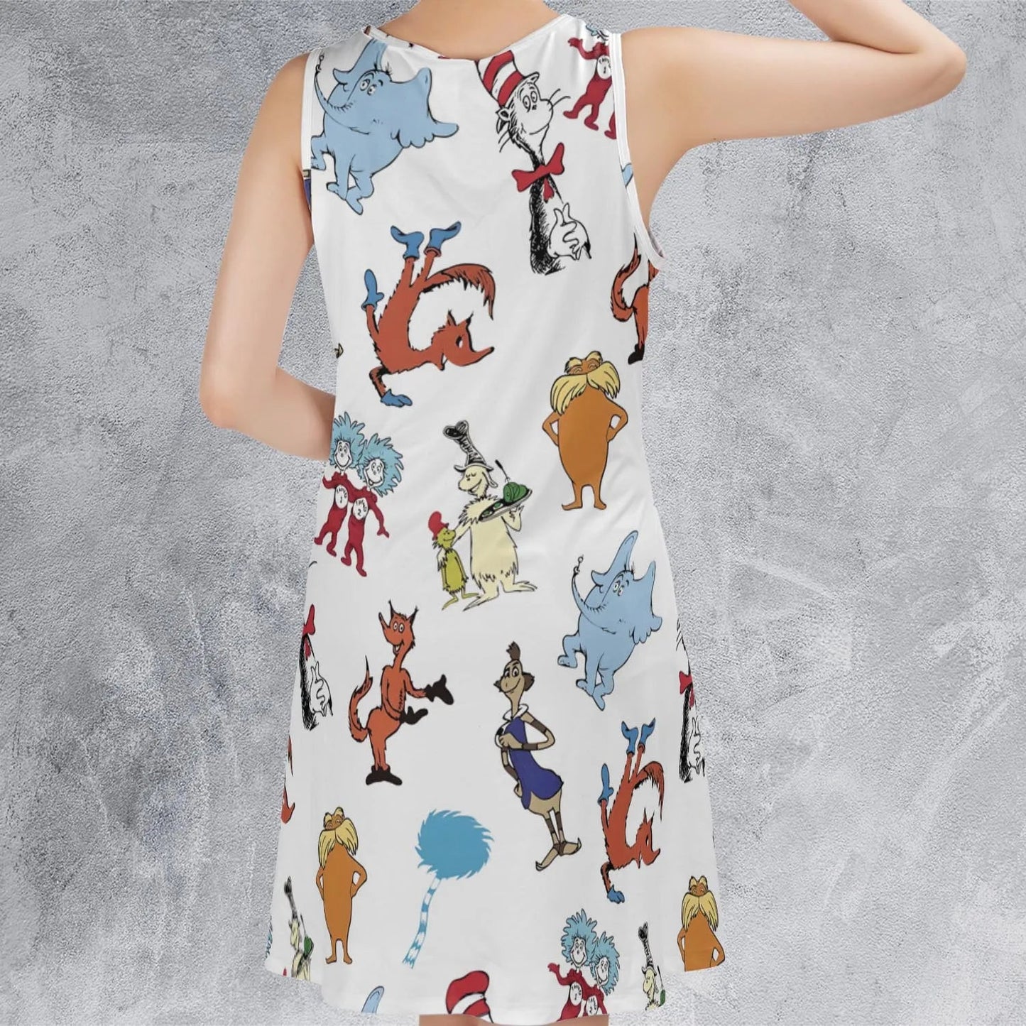 Casual Sleeveless Dress - CZJ94CXW