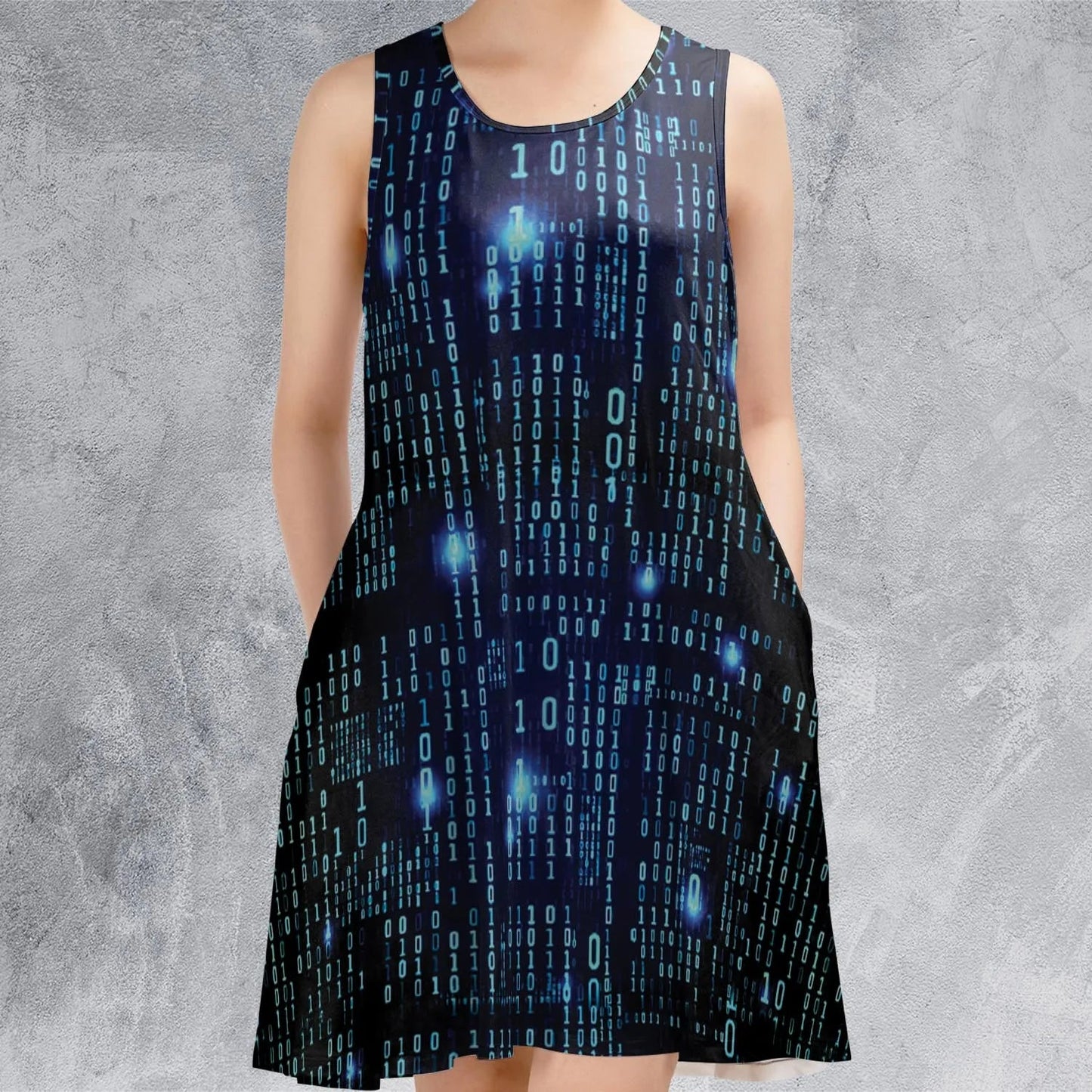 Casual Sleeveless Dress - NJQ3THGN