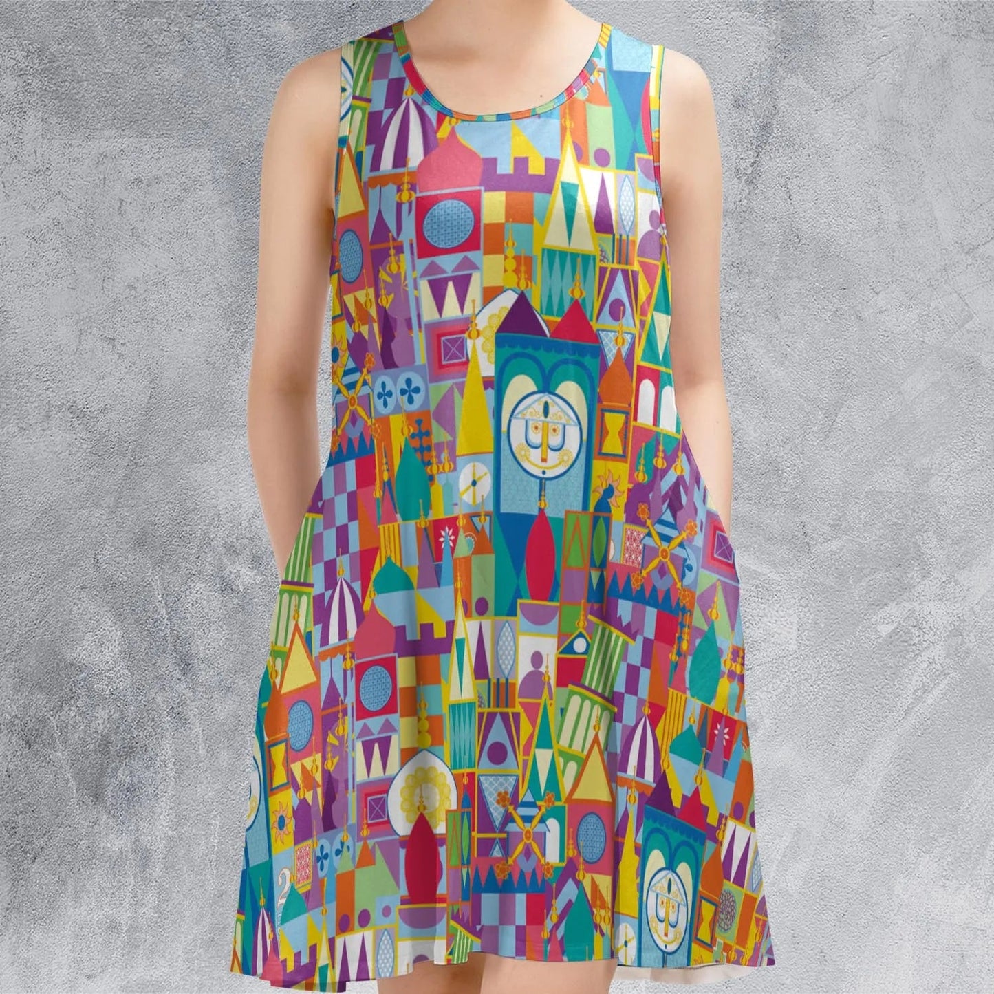Casual Sleeveless Dress - YERBZK2X