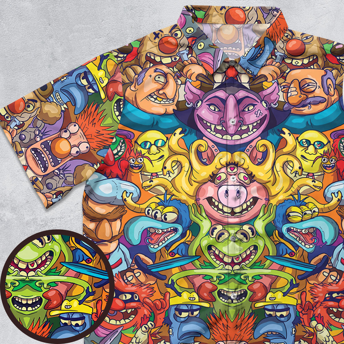 Short Sleeve Button Shirt - RXAVZHNA