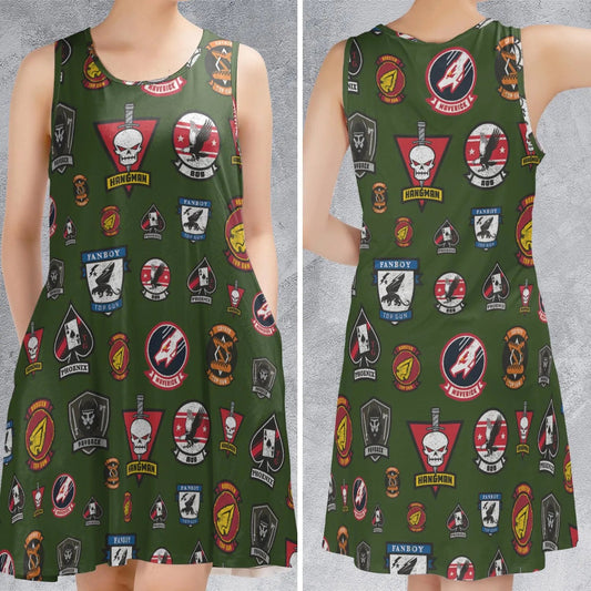 Casual Sleeveless Dress - 93NHD1ZA