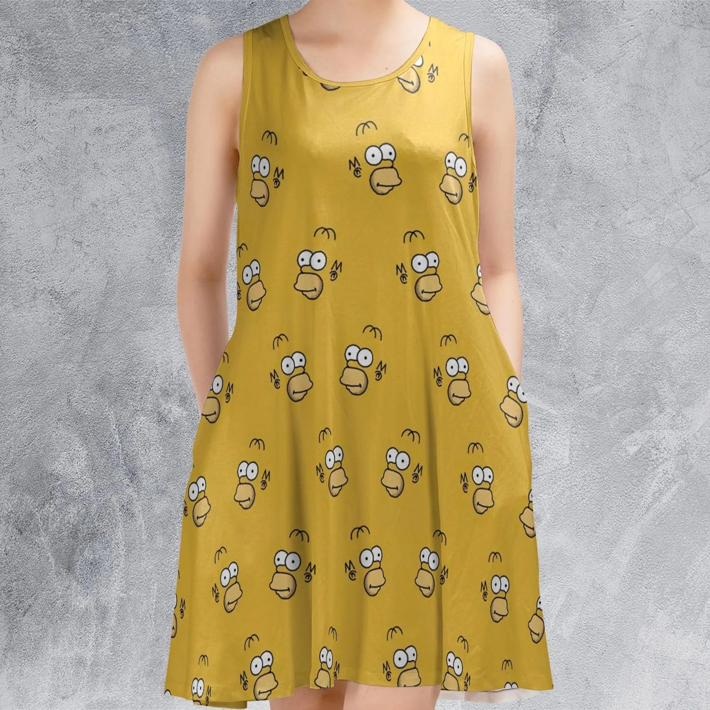 Casual Sleeveless Dress - XN9UDEJX