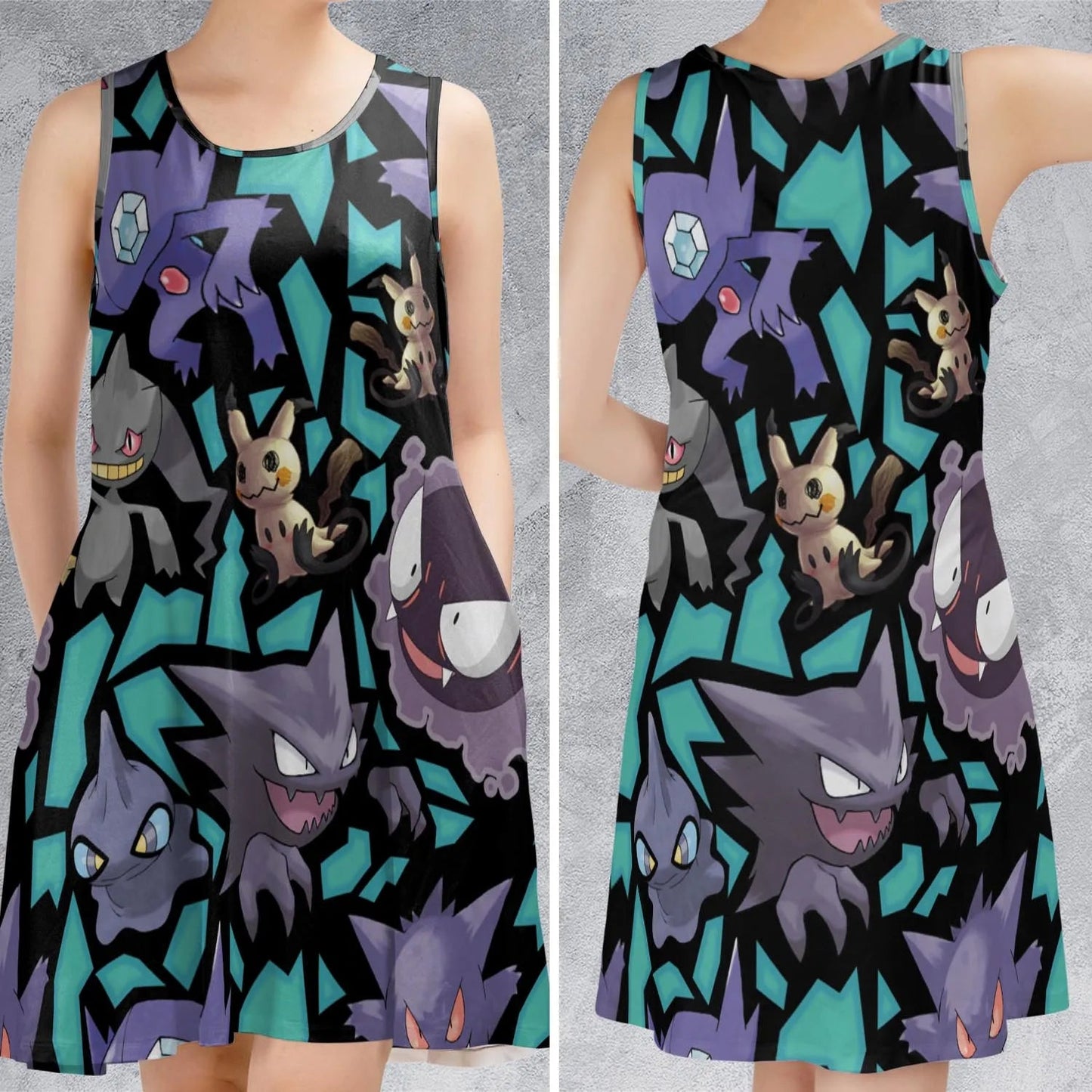 Casual Sleeveless Dress - 6GUBPND5