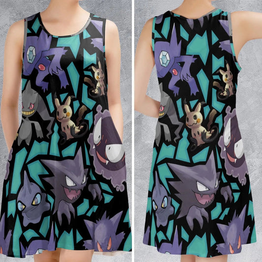 Casual Sleeveless Dress - 6GUBPND5