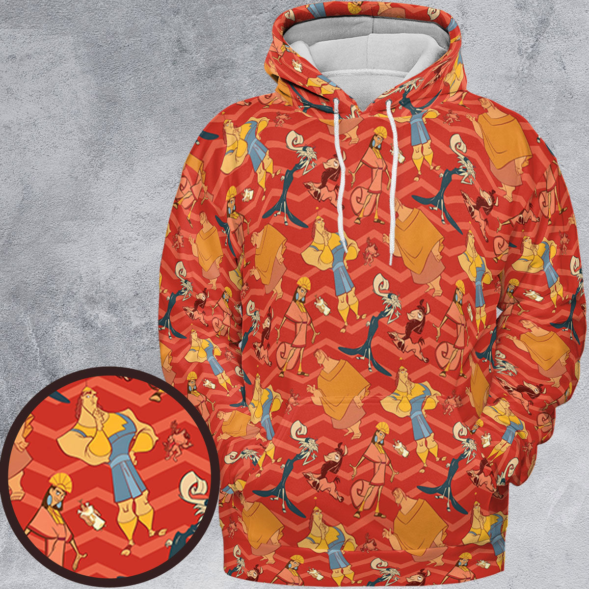 Full Print Hoodie - TVAMWPKQ