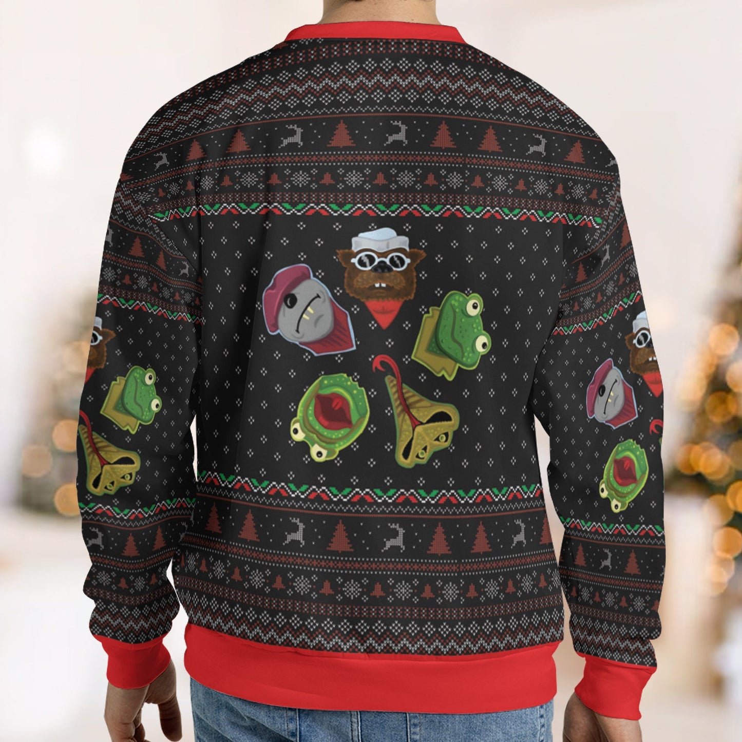 Ugly Christmas Sweatshirt - QKE4TPJG