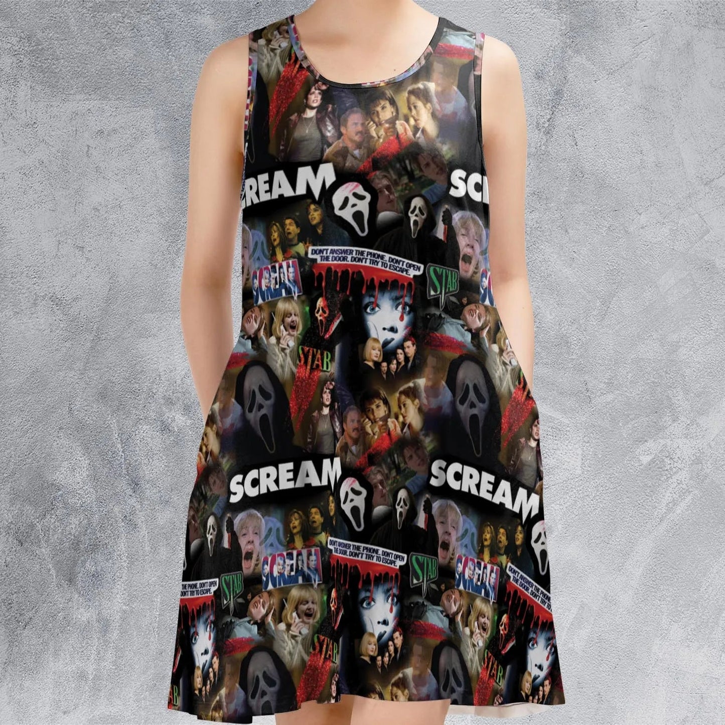 Casual Sleeveless Dress - 54VCX4GZ