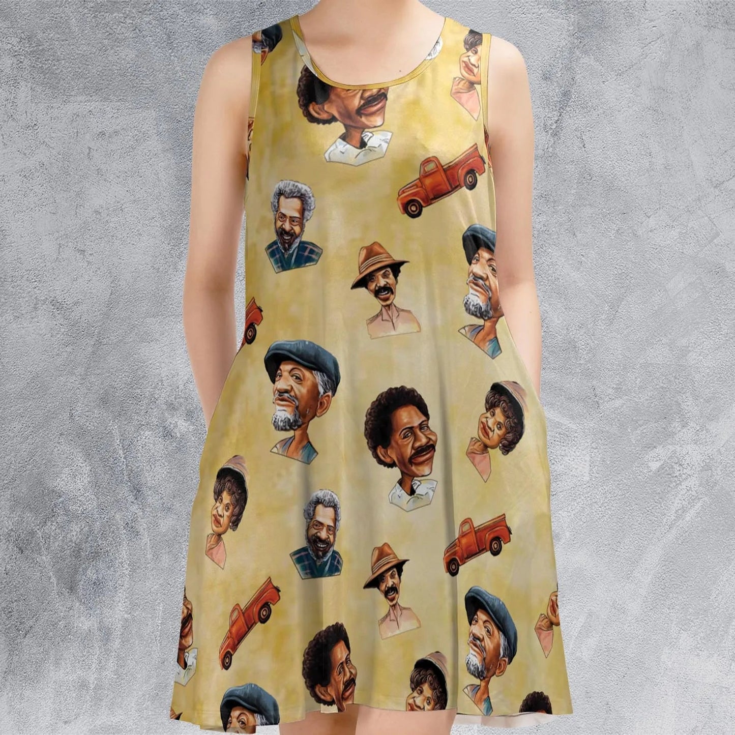 Casual Sleeveless Dress - 3STCM6N6
