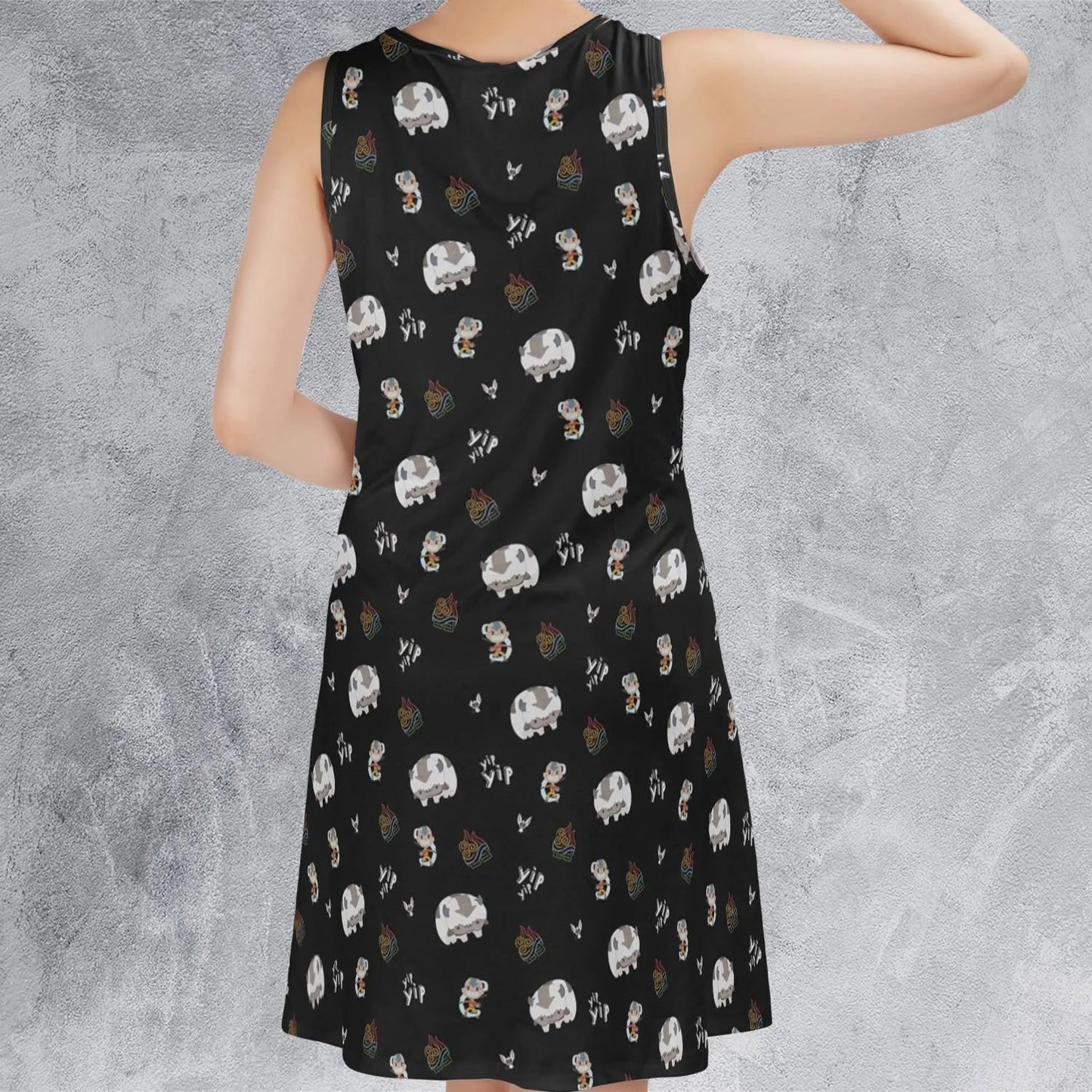 Casual Sleeveless Dress - U2HADFB3