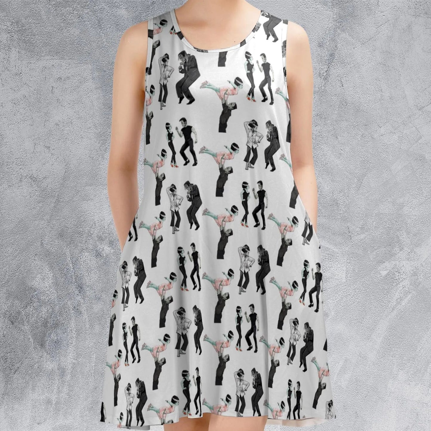 Casual Sleeveless Dress - 9DQ1DE4H