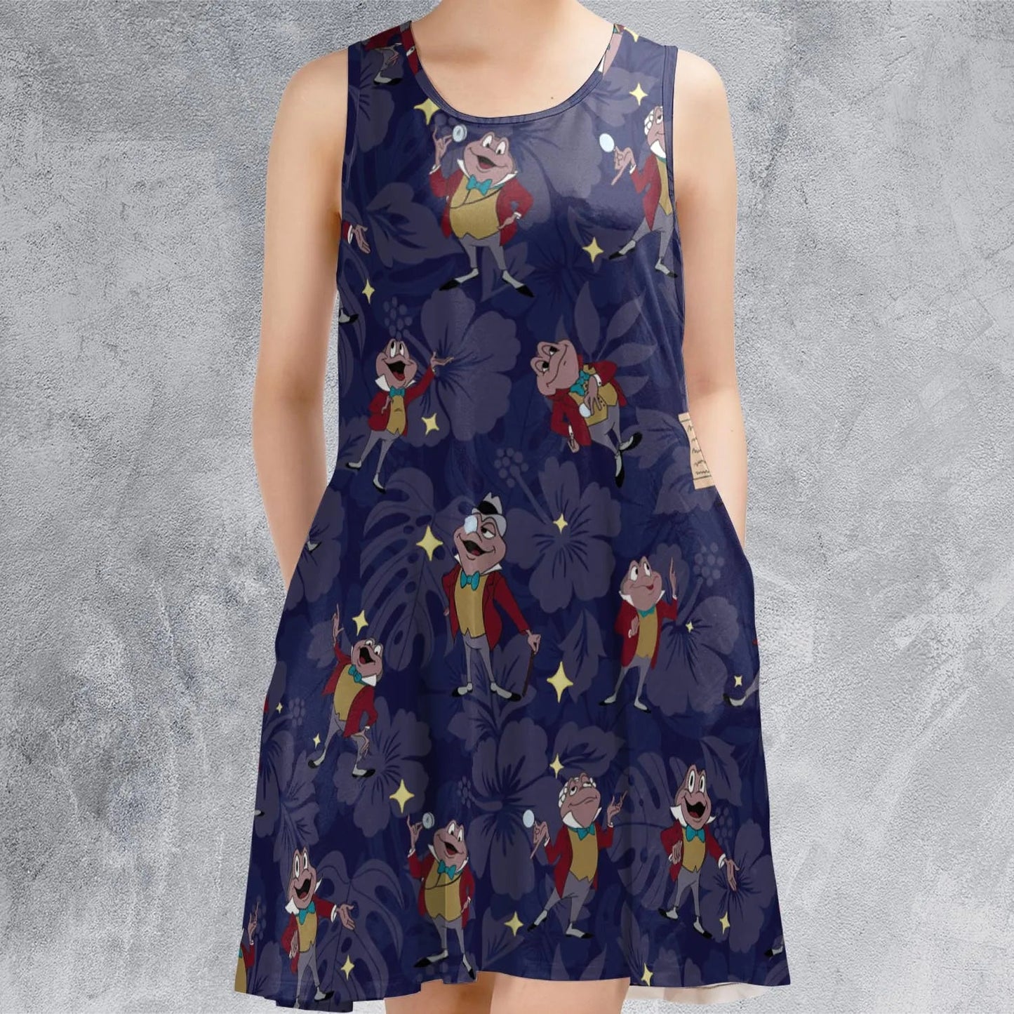 Casual Sleeveless Dress - NBSFLP1E