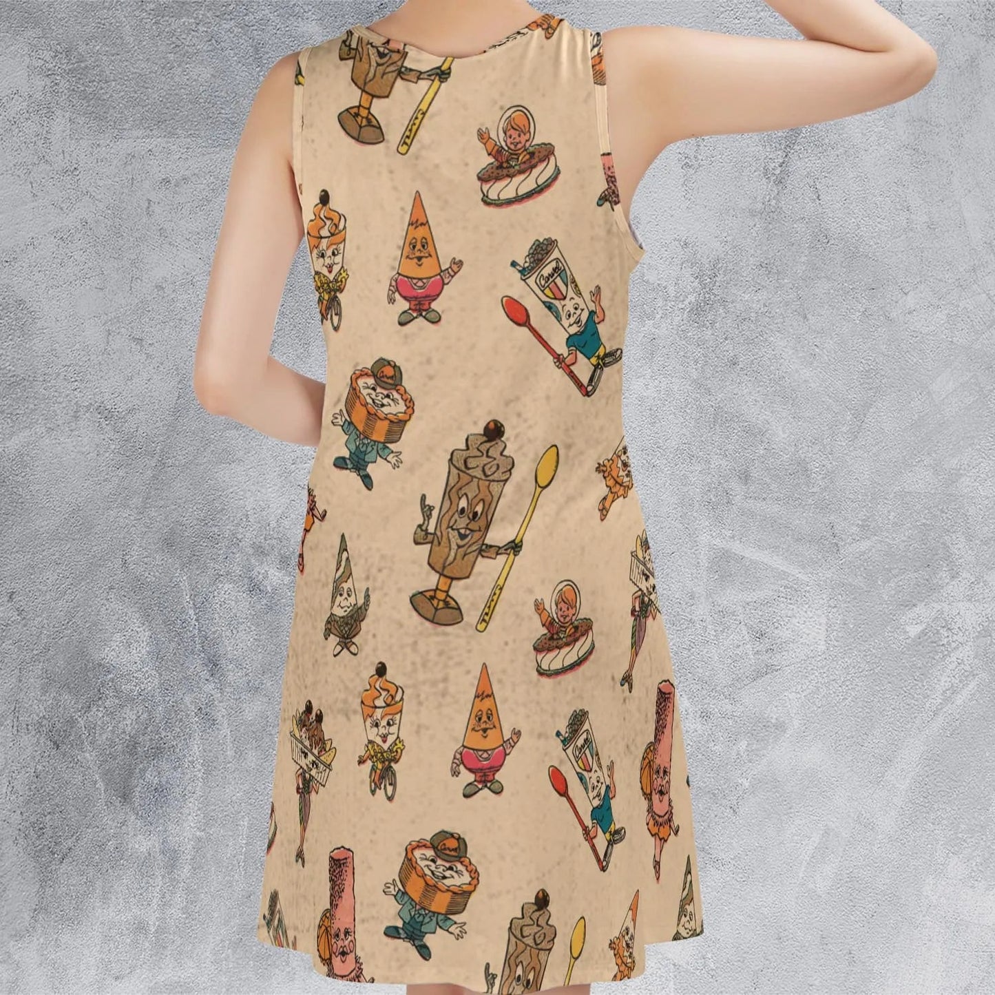 Casual Sleeveless Dress - 85AUC9RX