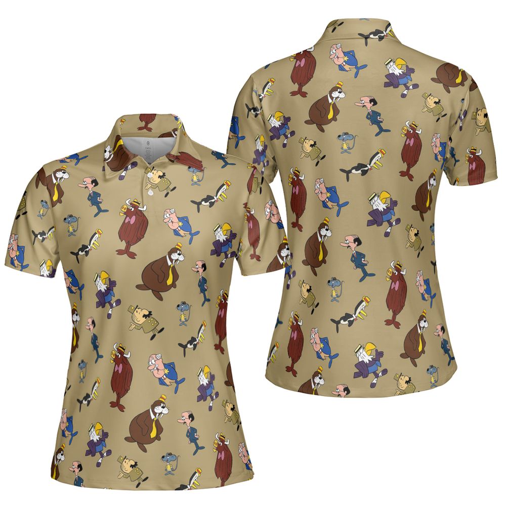 AOP Men/Women Polo Shirt - XSJVRFLM -  - 5