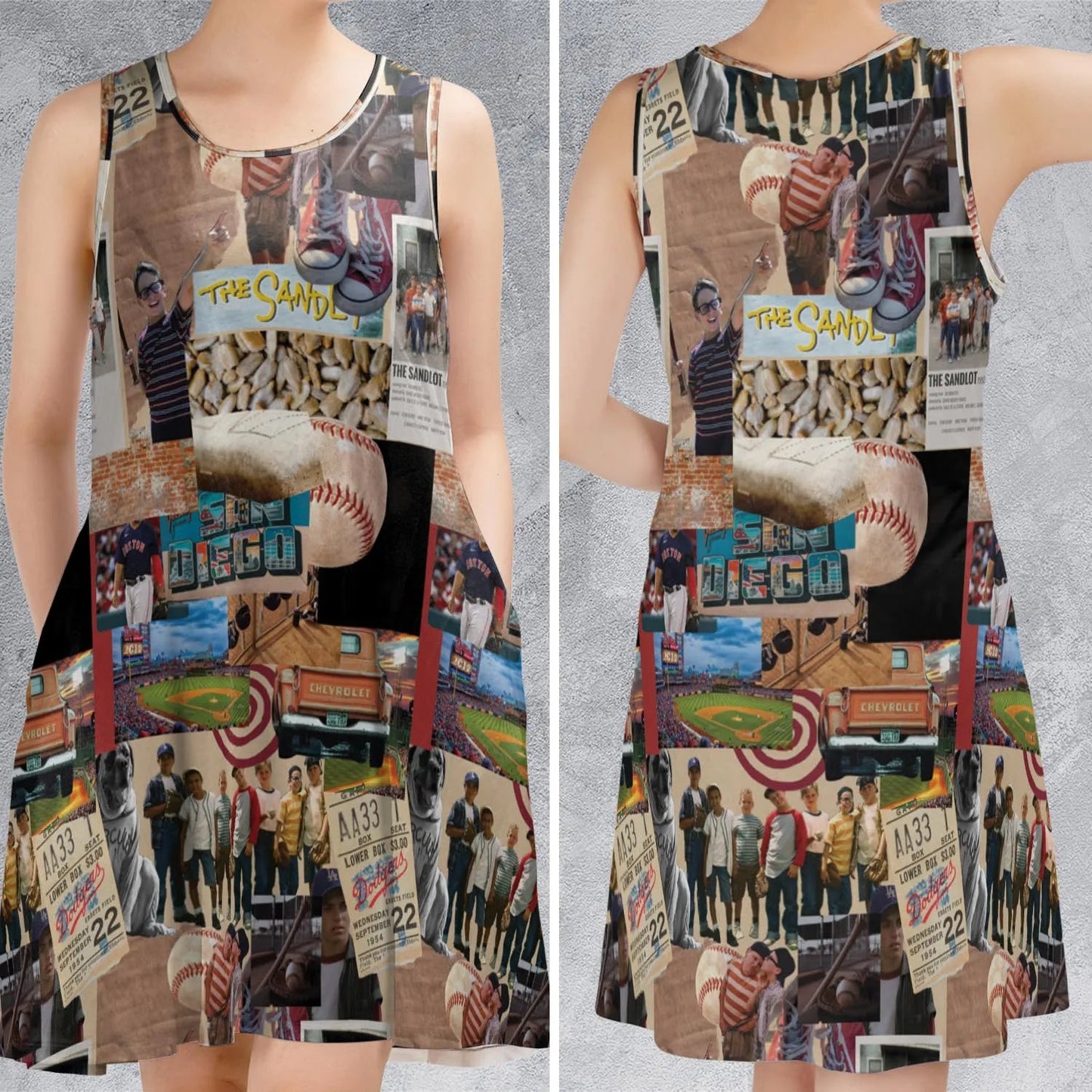 Casual Sleeveless Dress - KMC9WJUP
