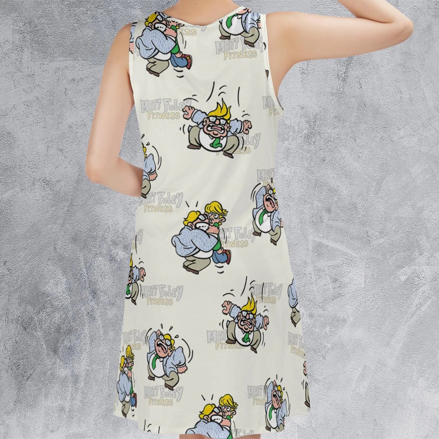 Casual Sleeveless Dress - 42ZDMTMS