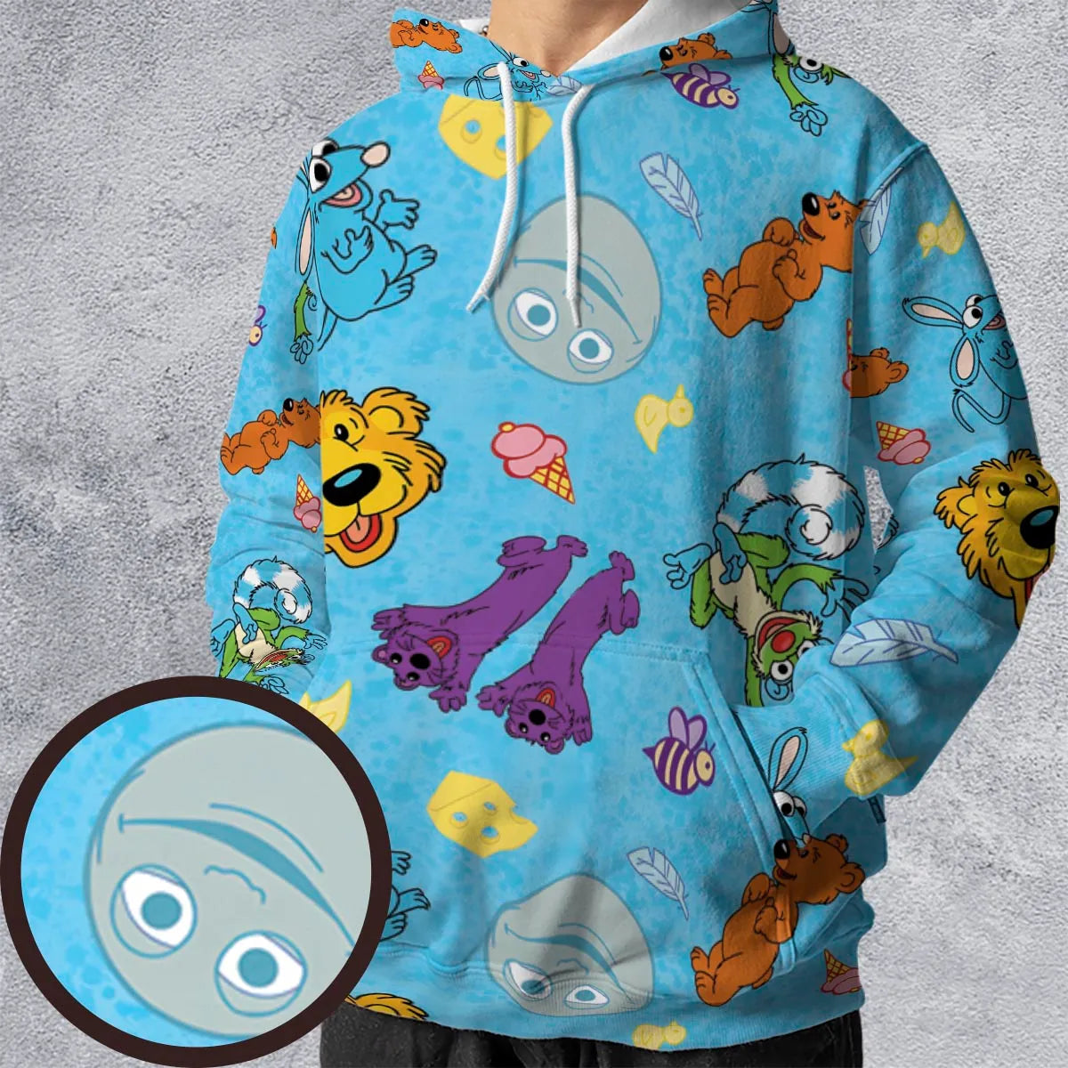 Full Print Hoodie - 6EUQNHJ4