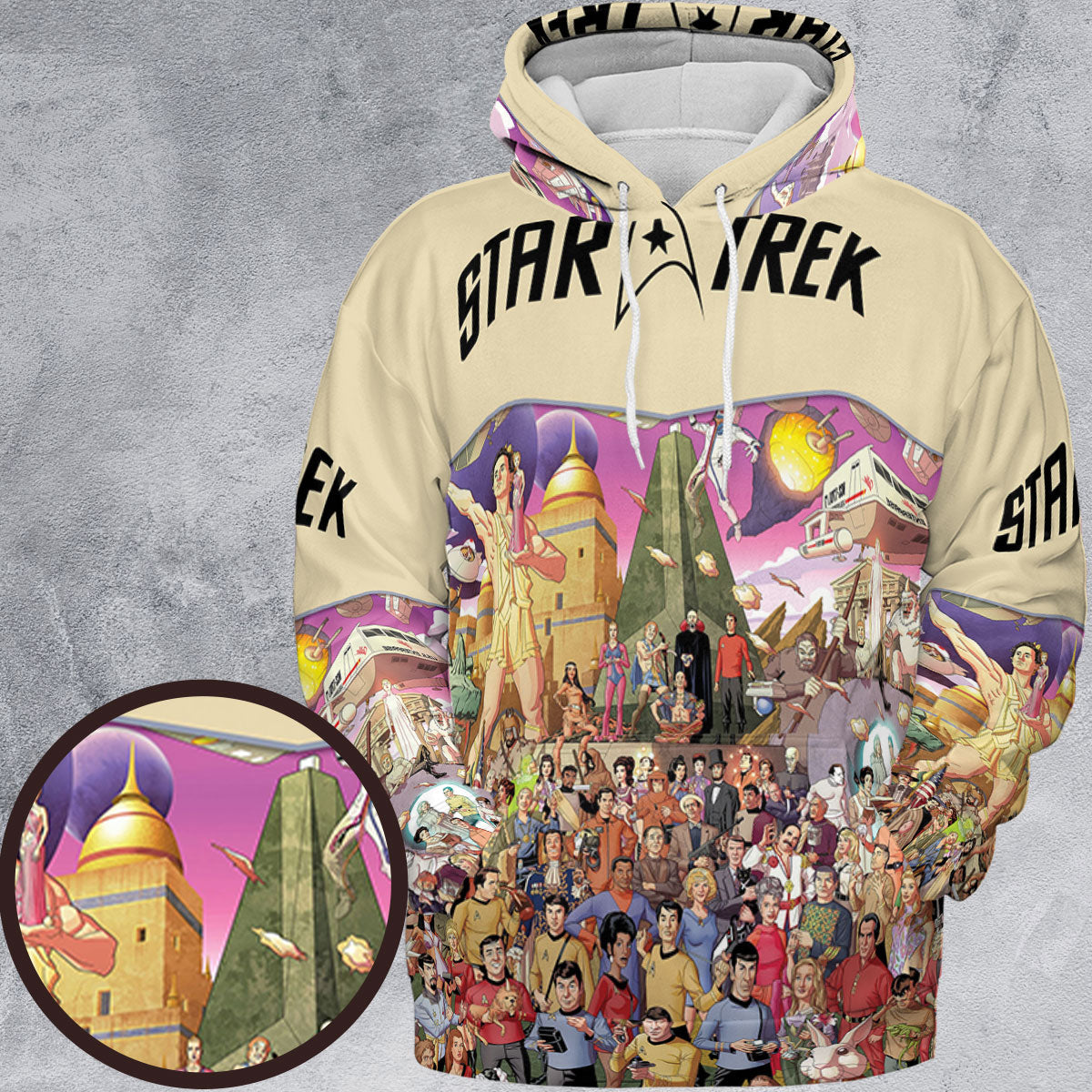 Full Print Hoodie - 192E77M1