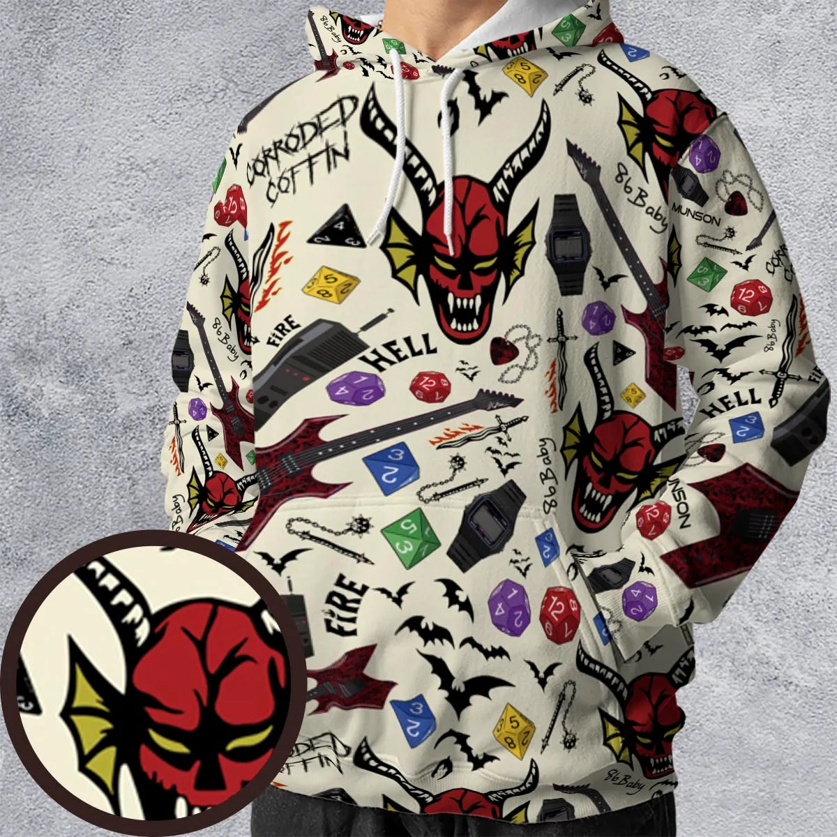 Full Print Hoodie - UNC74UFA