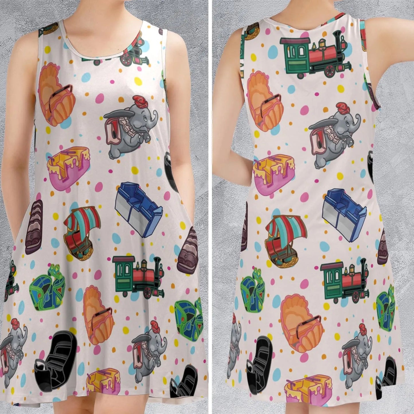 Casual Sleeveless Dress - ZJL6UAWG