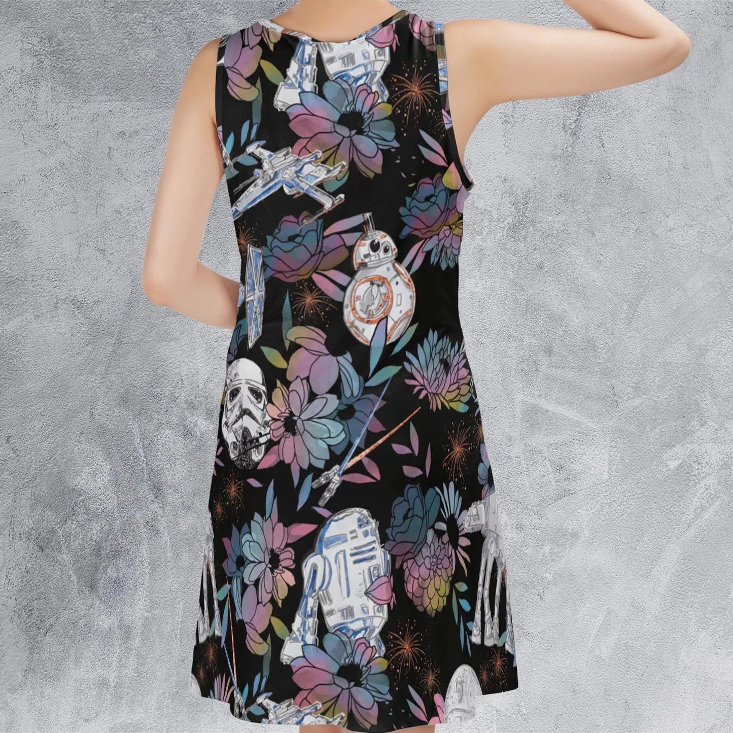 Casual Sleeveless Dress - 3R2VB5XG