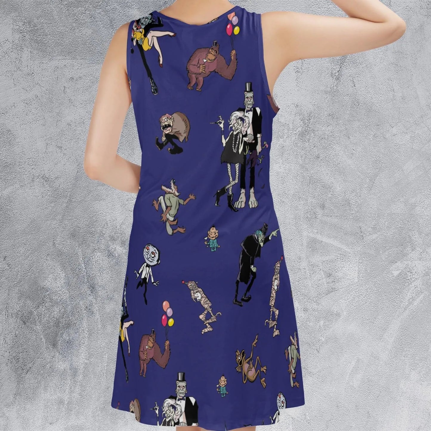 Casual Sleeveless Dress - QFVRWRTA