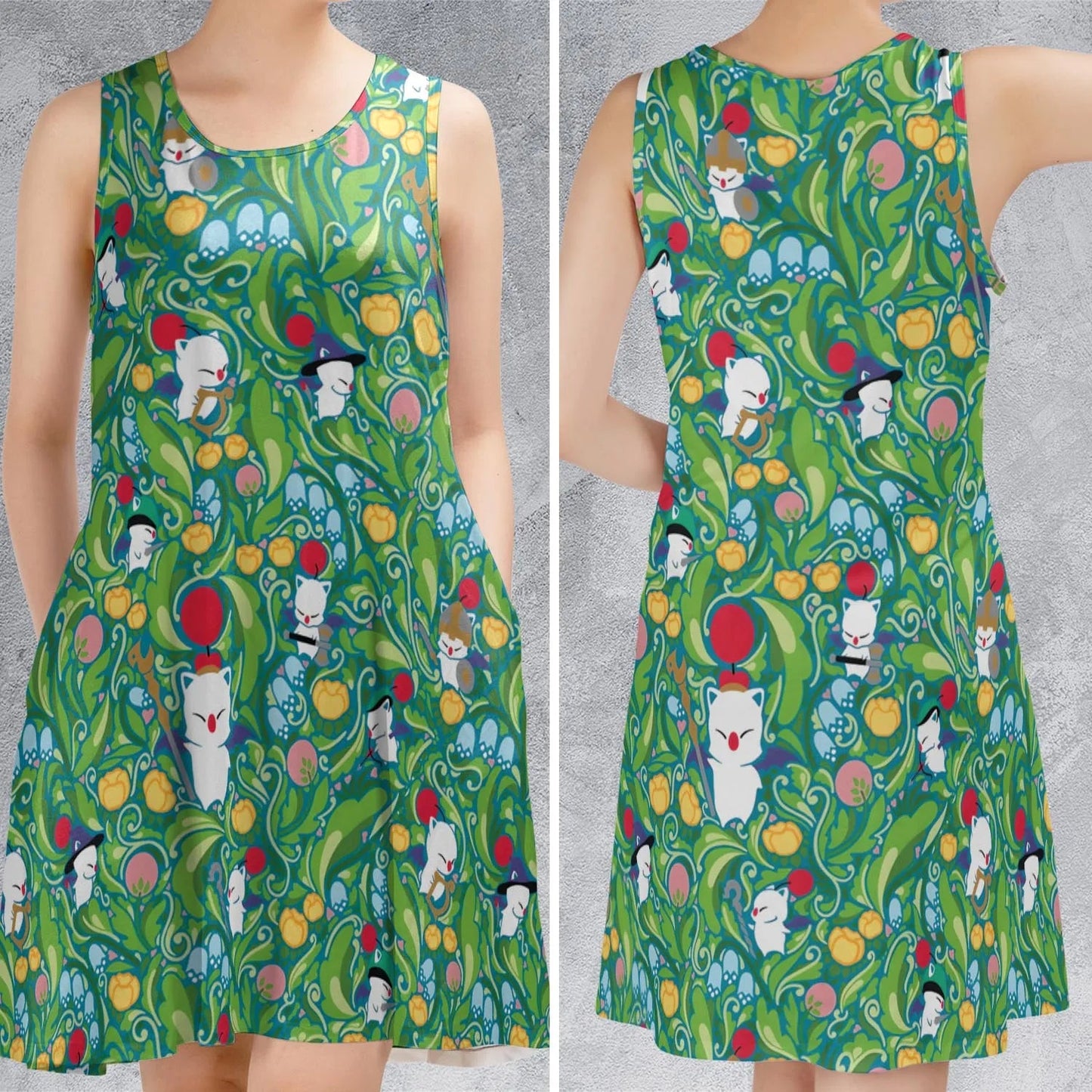 Casual Sleeveless Dress - VMBM421H