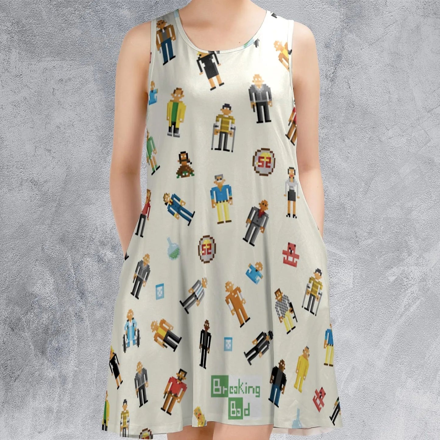 Casual Sleeveless Dress - S6VASEXM