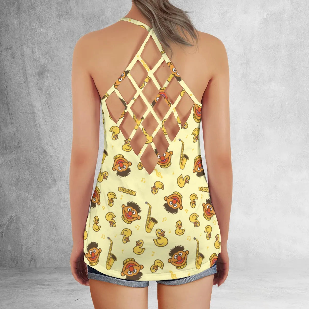 Lattice Back Tank Top - 15EV8ZUH