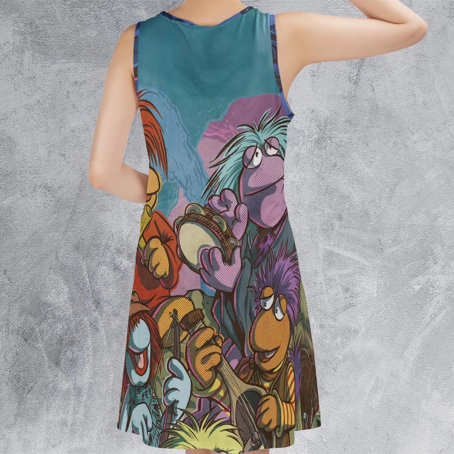 Casual Sleeveless Dress - GDXWKAPS