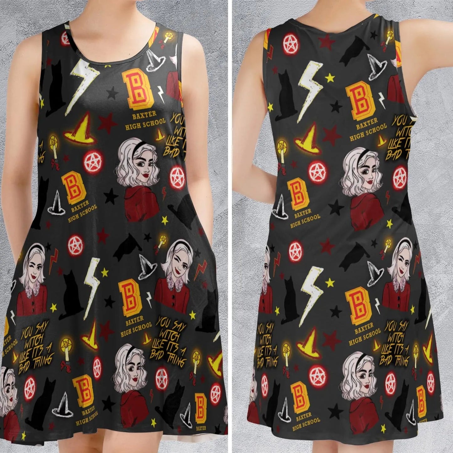 Casual Sleeveless Dress - 4YGFMMDA