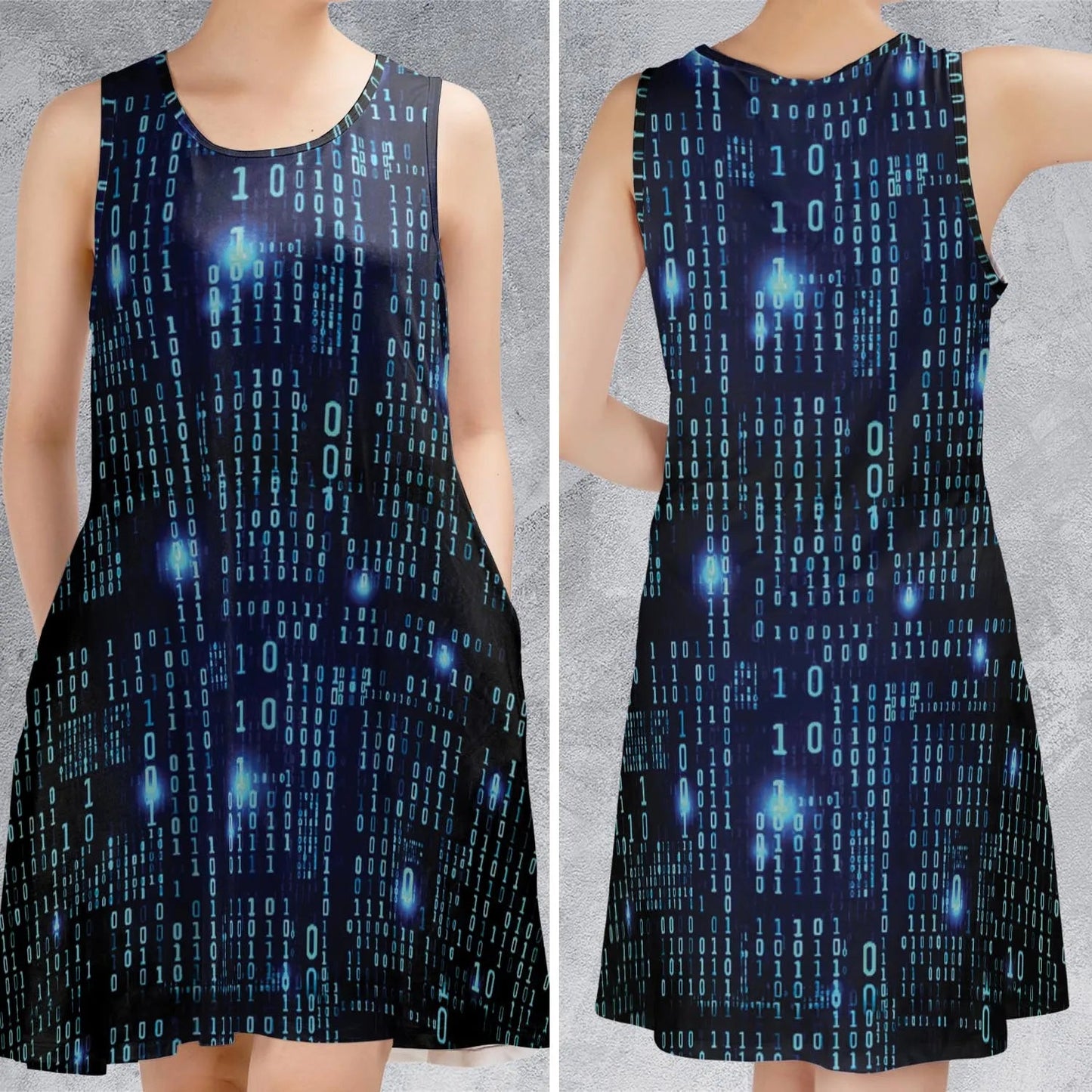 Casual Sleeveless Dress - NJQ3THGN