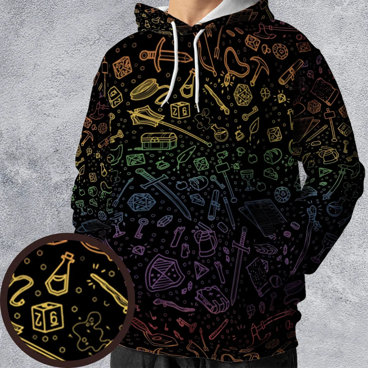 Full Print Hoodie - N2SNFJAX