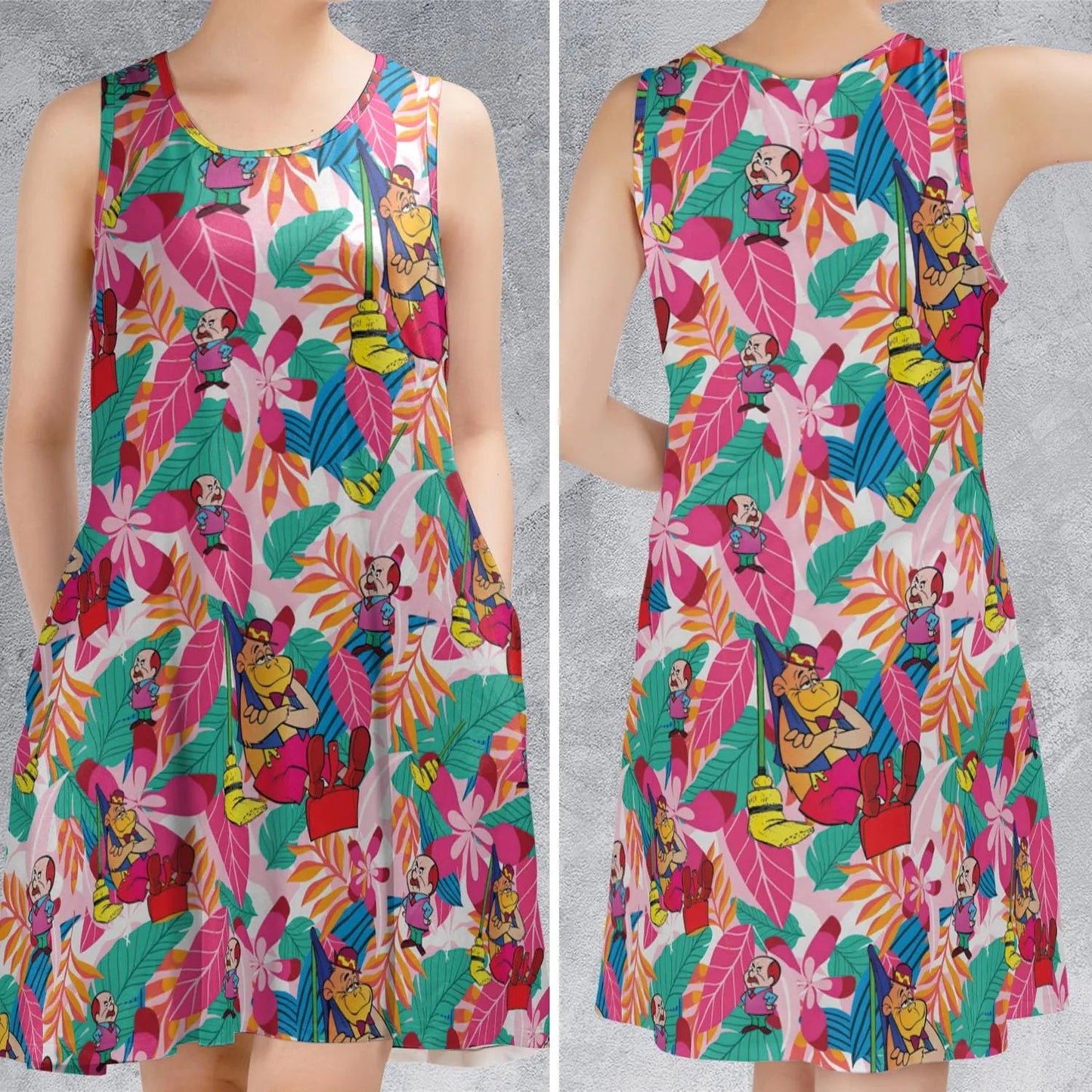 Casual Sleeveless Dress - HDAYXXNC