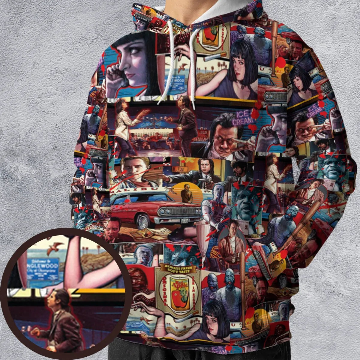 Full Print Hoodie - QFZNMAT9