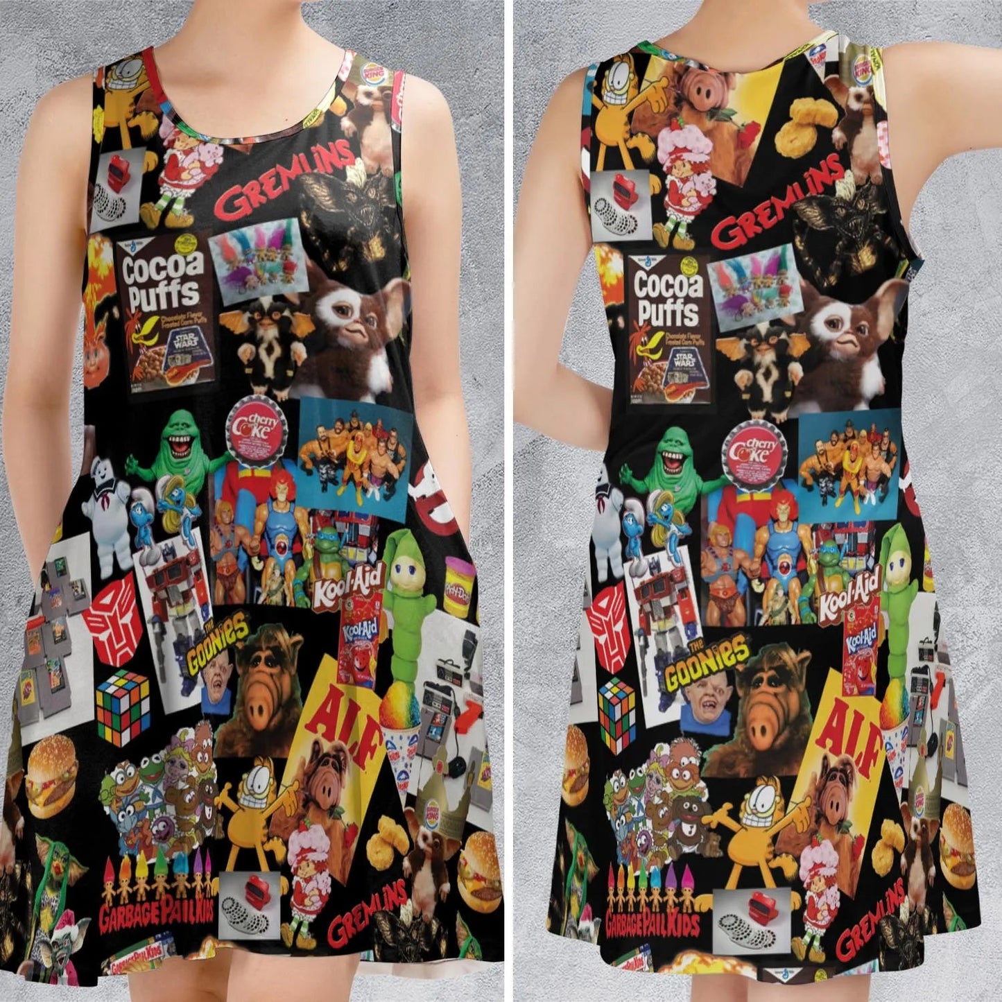 Casual Sleeveless Dress - TP5XDZW7