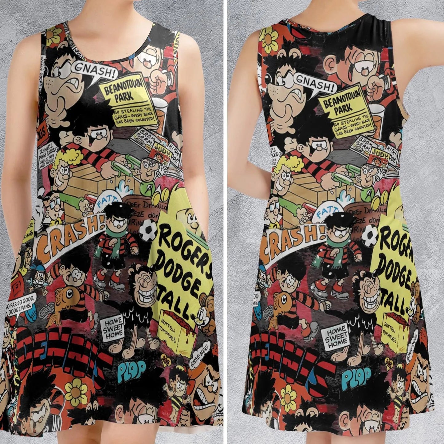 Casual Sleeveless Dress - UTAY4FGA