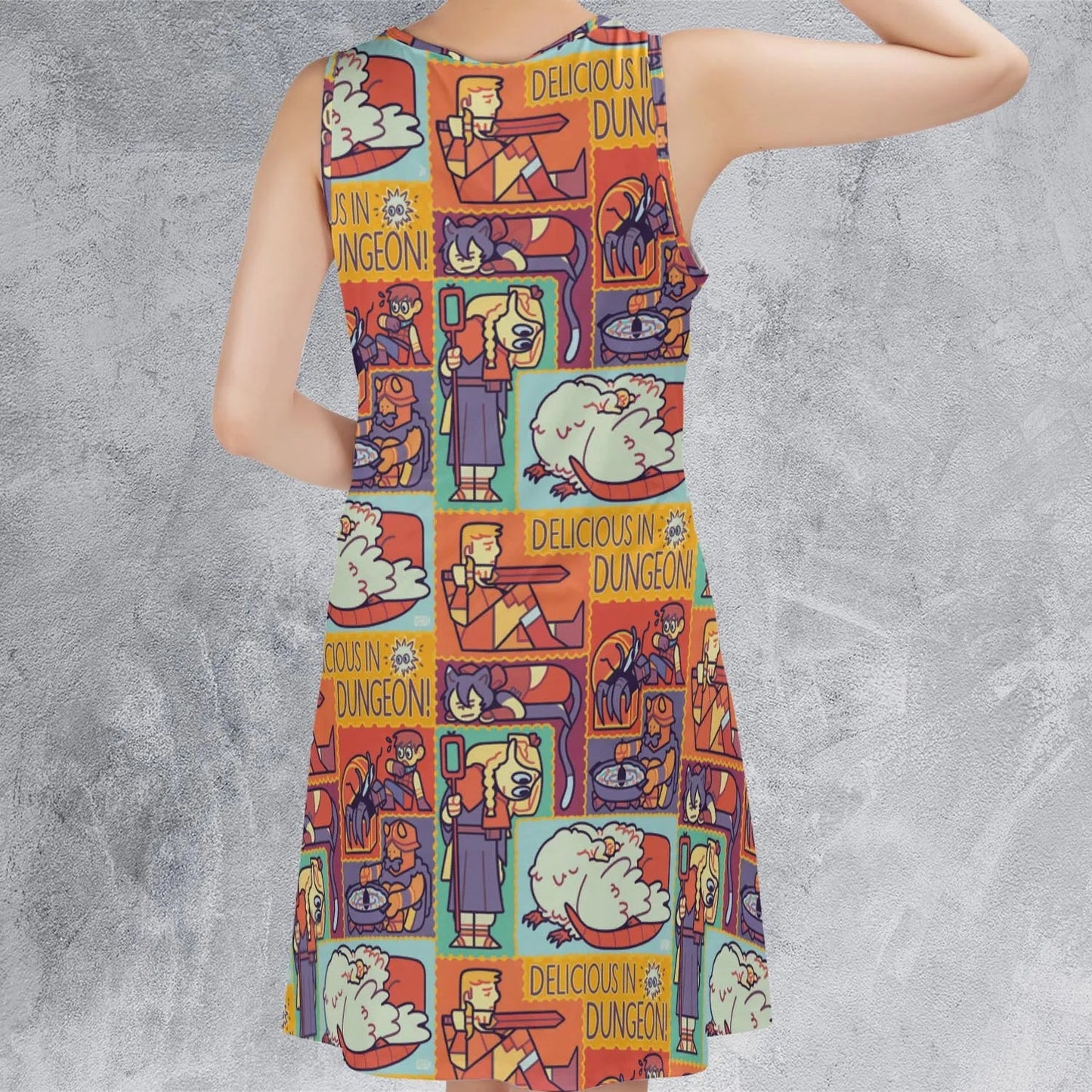 Casual Sleeveless Dress - 723PVTR1