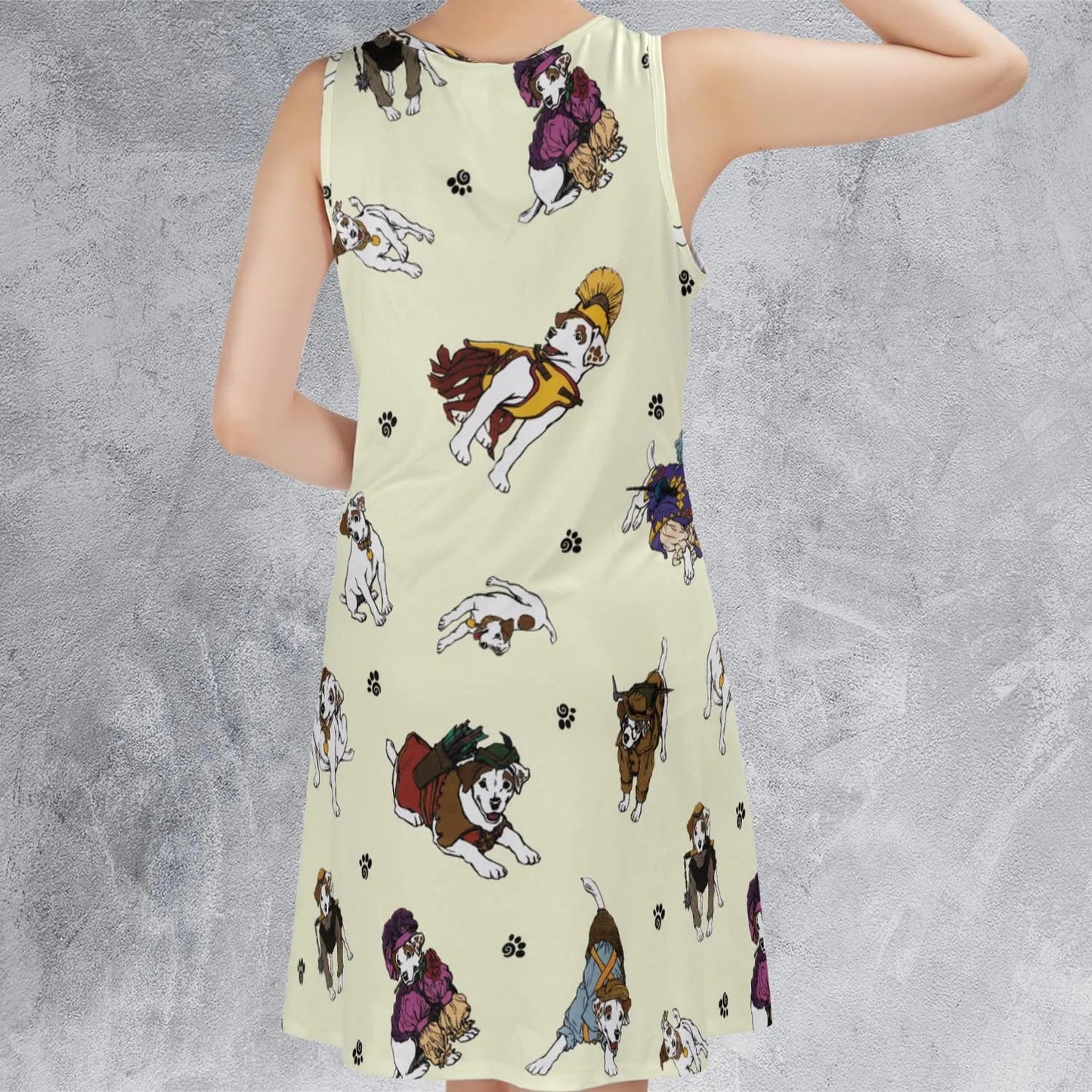 Casual Sleeveless Dress - M558CXFF
