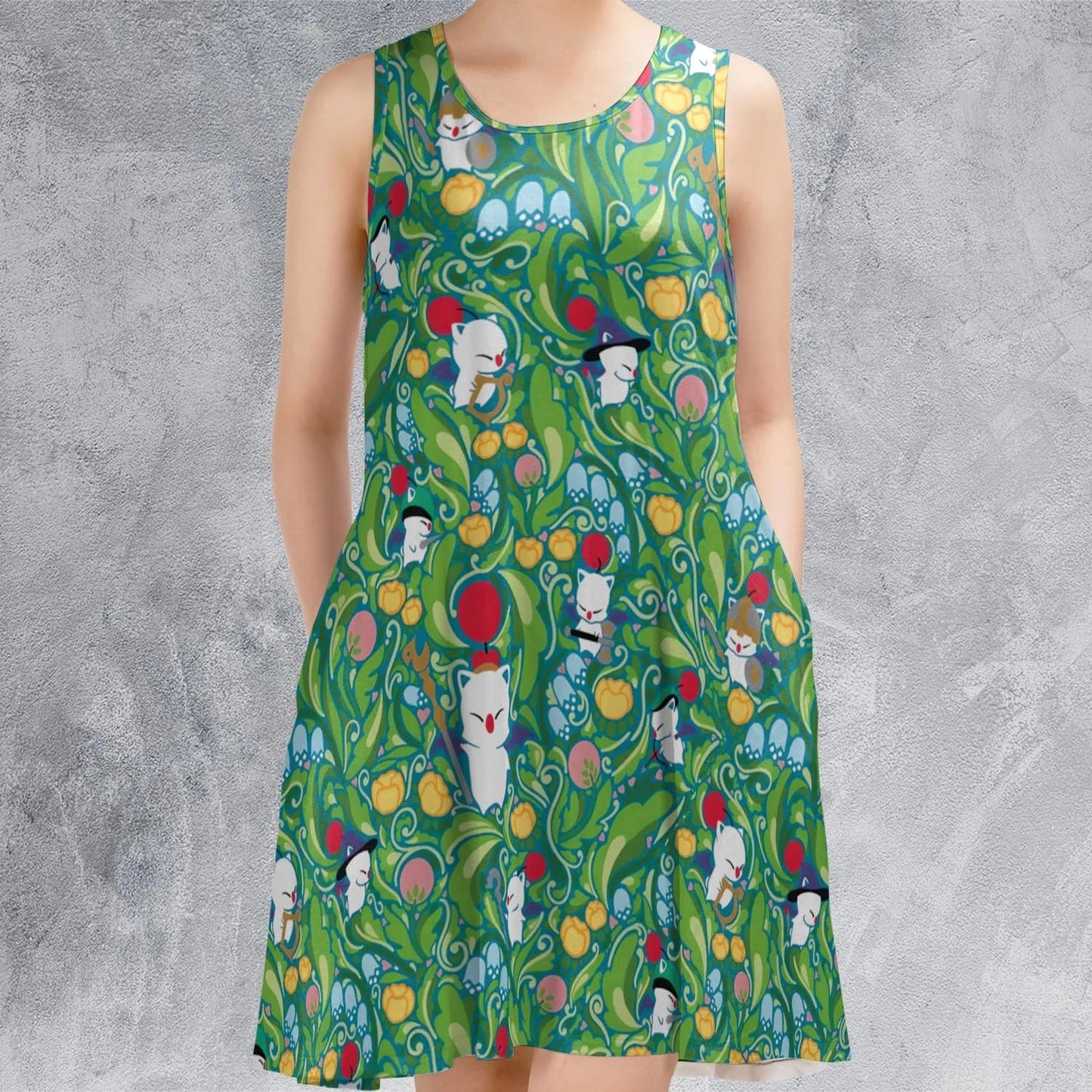 Casual Sleeveless Dress - VMBM421H