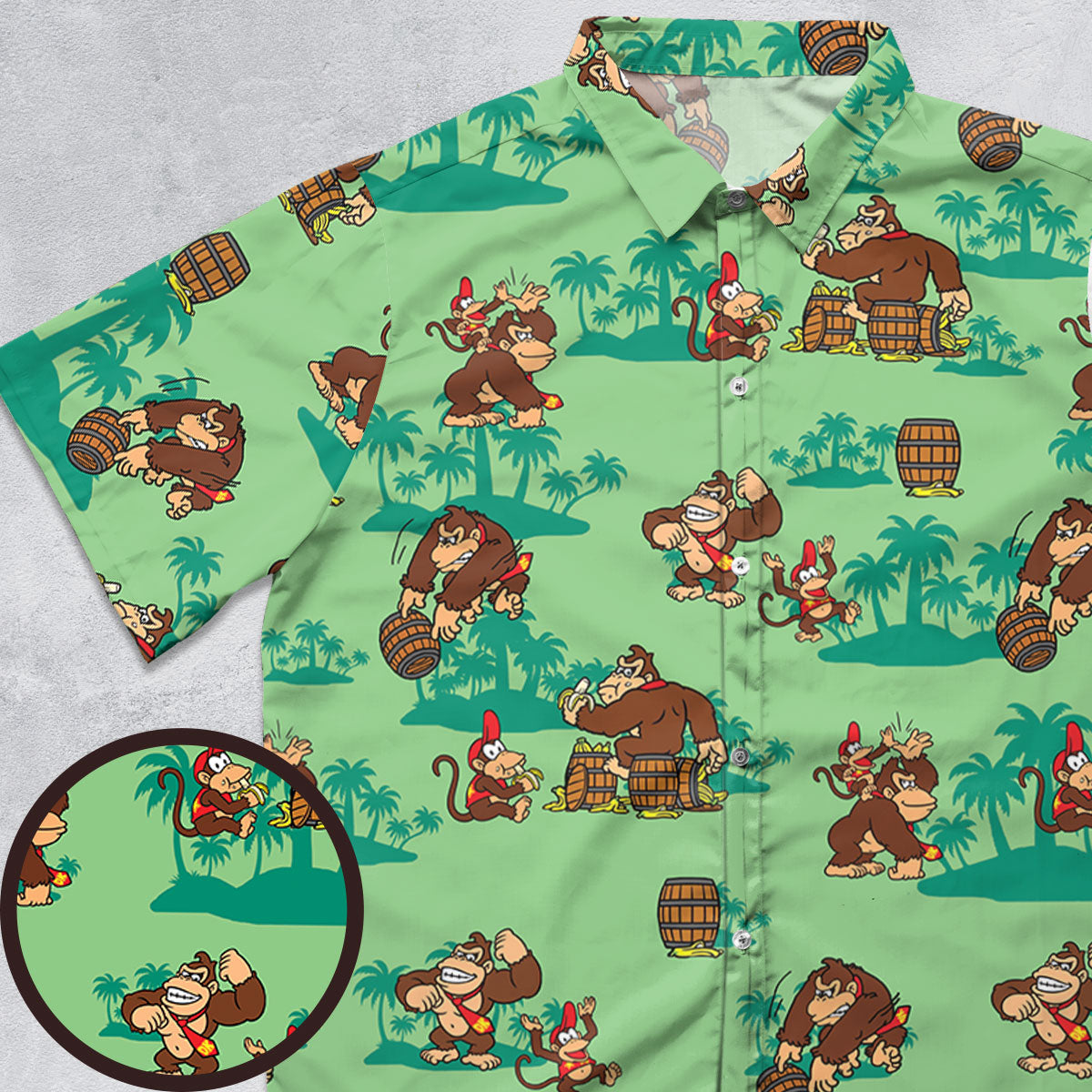 Short Sleeve Button Shirt - WGKGBS61