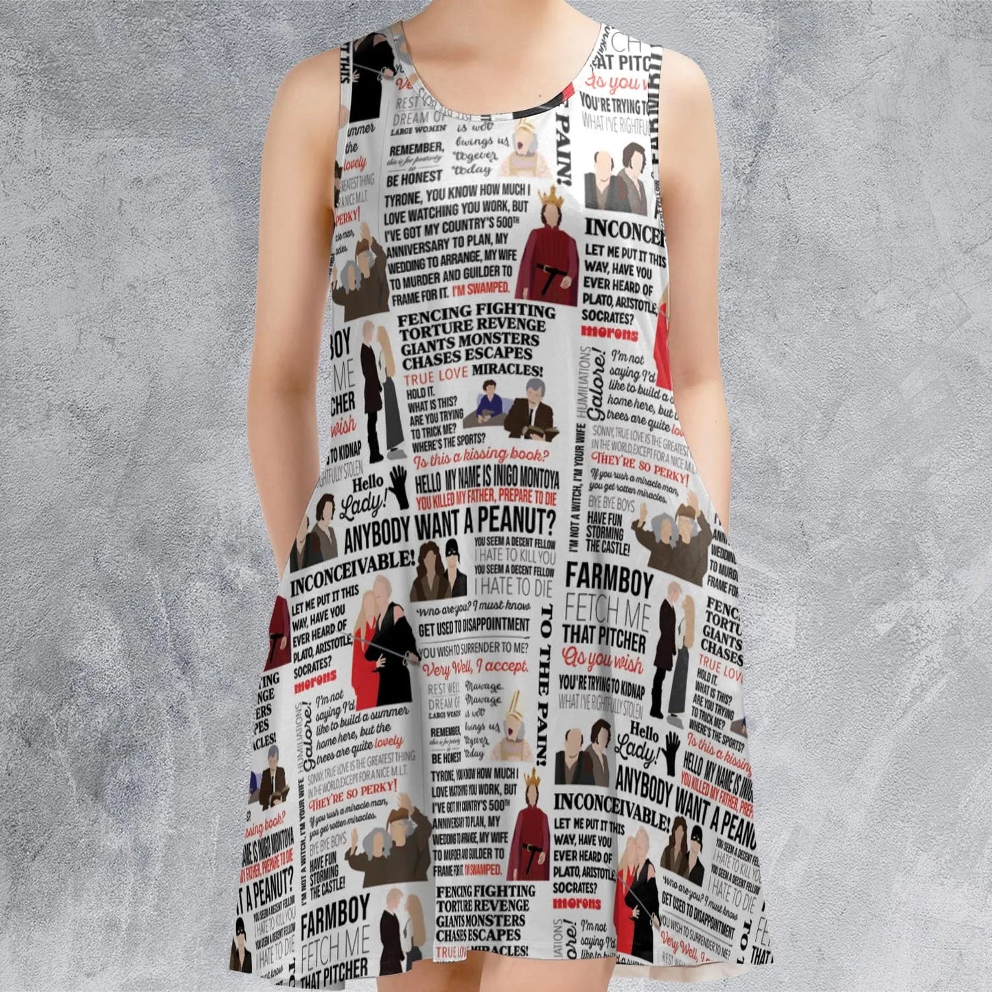 Casual Sleeveless Dress - XBUBDRSH