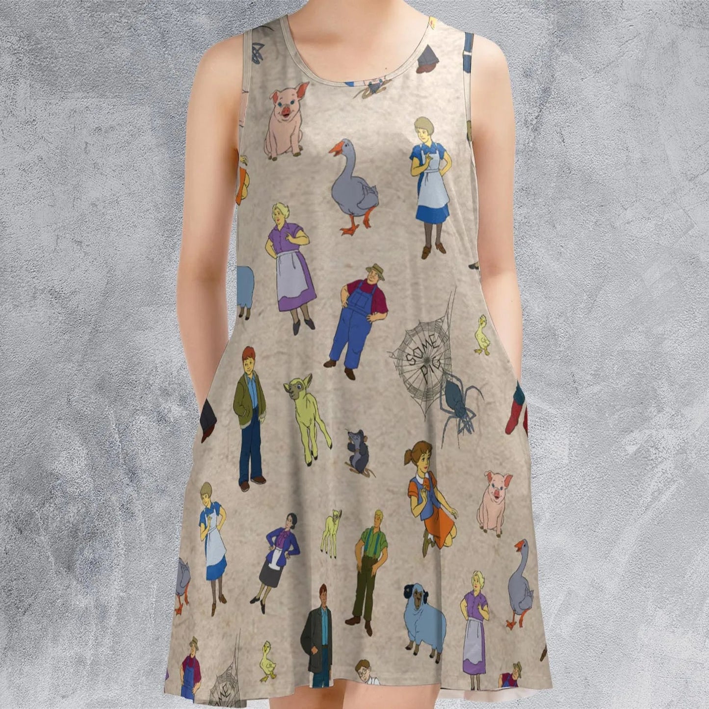 Casual Sleeveless Dress - ES6FKRFQ