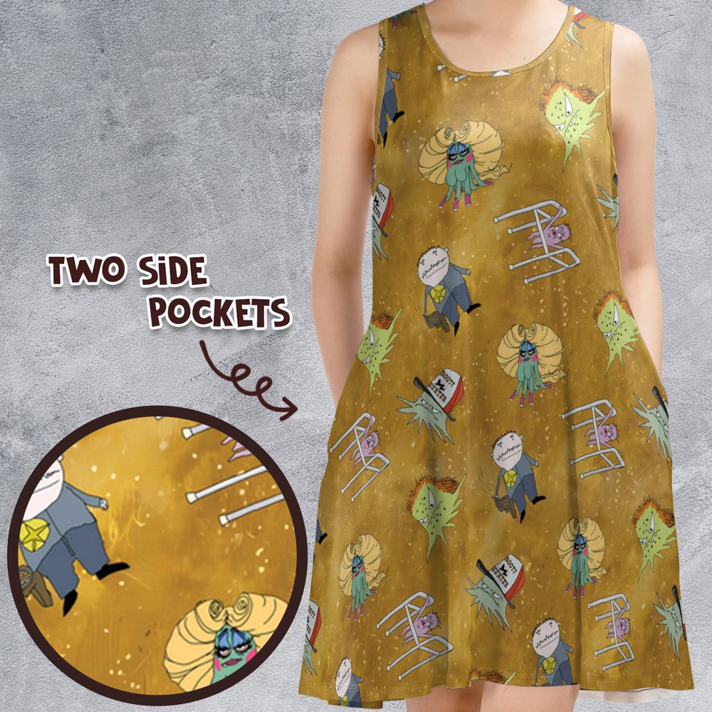 Sleeveless Dress - AVJ7RXBZ -  - 1