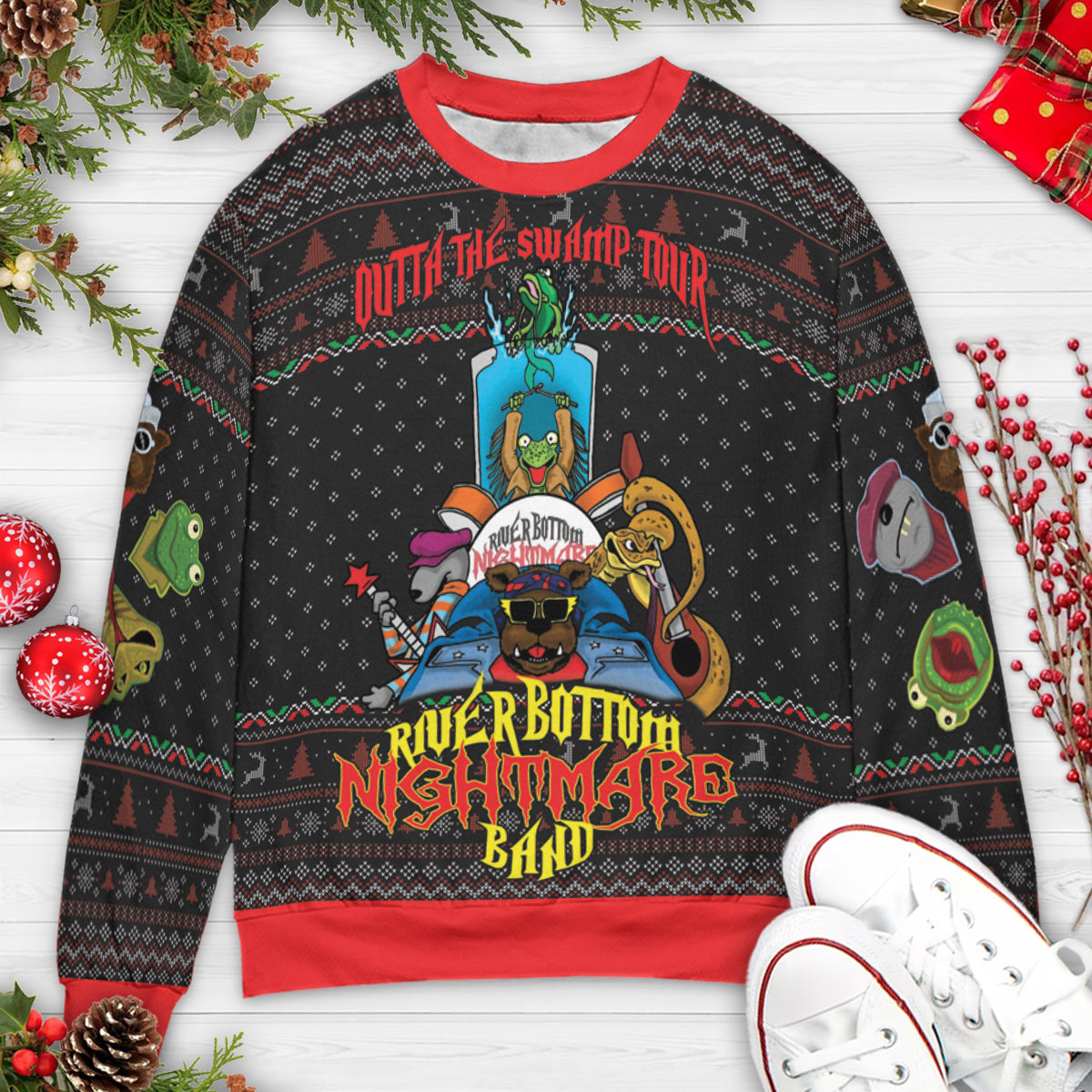 Ugly Christmas Sweatshirt - QKE4TPJG