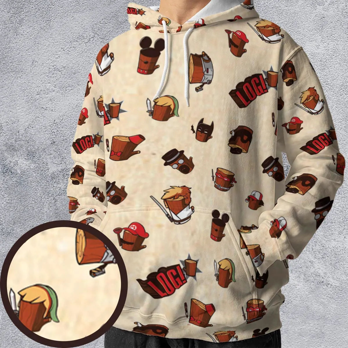 Full Print Hoodie - VVUTBYFS