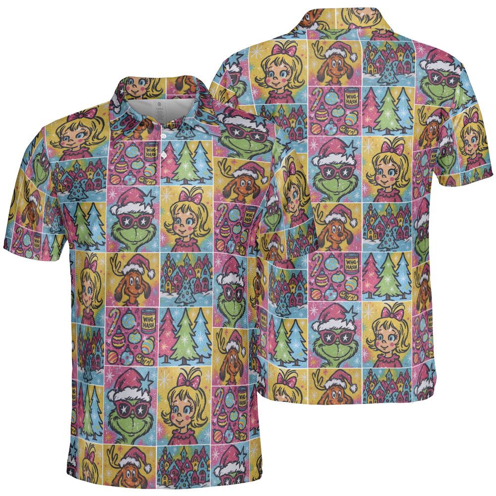 AOP Men/Women Polo Shirt - JQAFHWXQ -  - 2