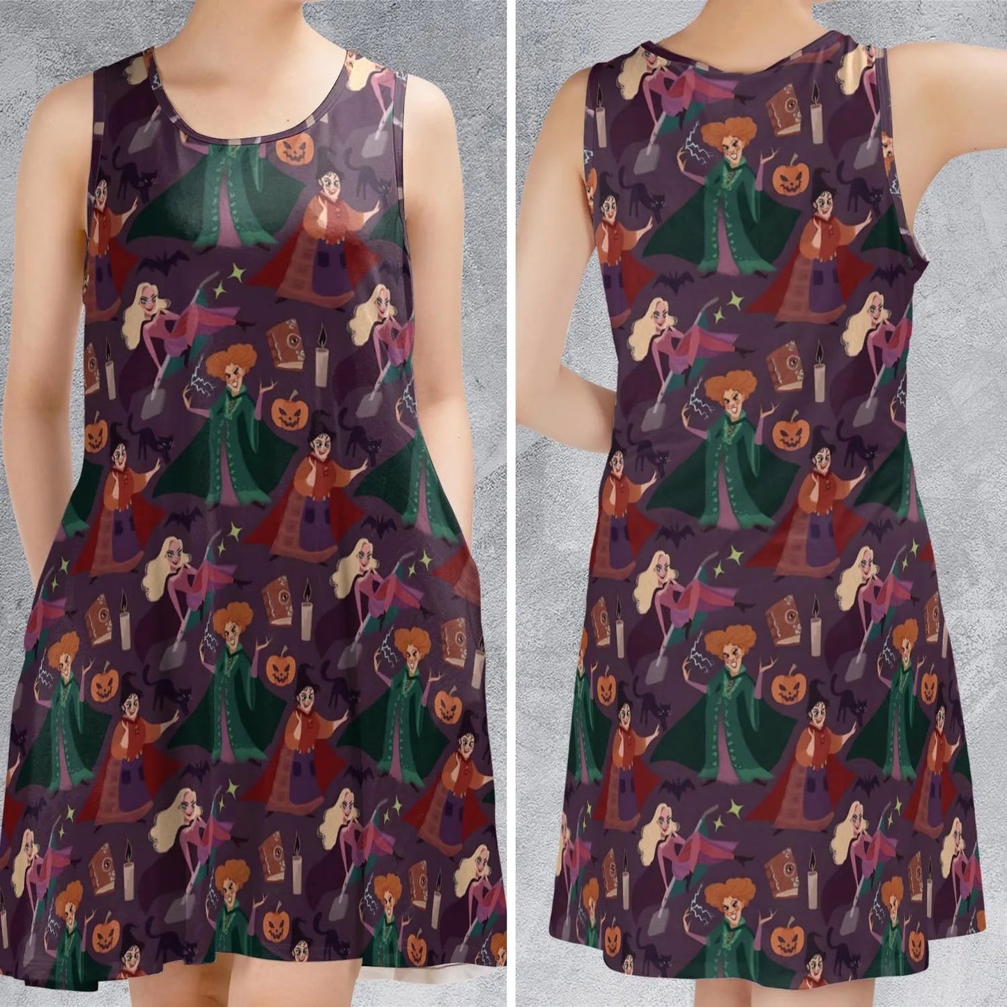 Casual Sleeveless Dress - 4HUBCA1N