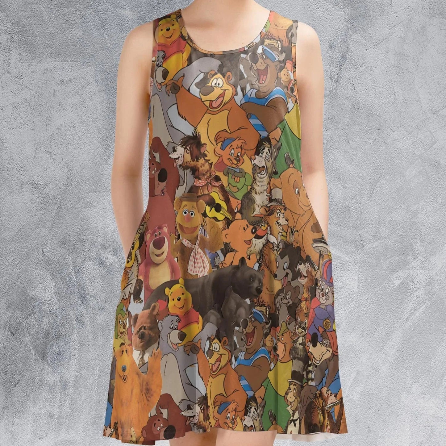 Casual Sleeveless Dress - JFK1KFVF